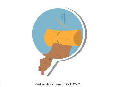 A Straw that Broke the Camel's Back Illustration