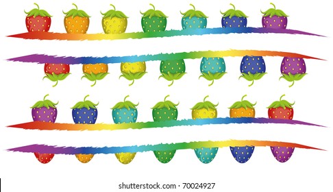 Strawberries banners