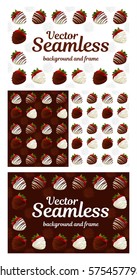 Strawberries in chocolate - Vector