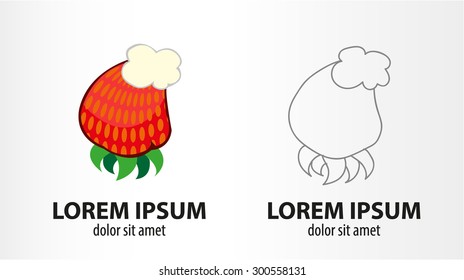 strawberries with cream logo