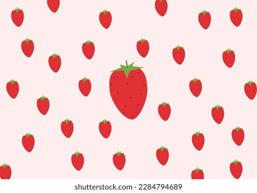 Strawberries eaten in winter are really sweet