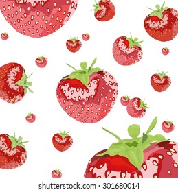 strawberries flying