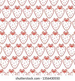 strawberries fresh fruits pattern