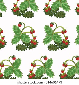 strawberries pattern