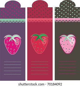 strawberries summer card