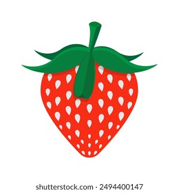  Vector de fresas. icono de fresas y fresa en rodajas sobre fondo blanco