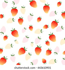 Strawberries Wallpaper Stock Vector (Royalty Free) 443610901 | Shutterstock