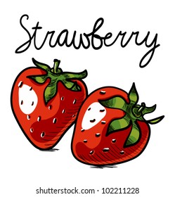 Strawberry art