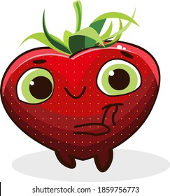 strawberry baby vector image without background