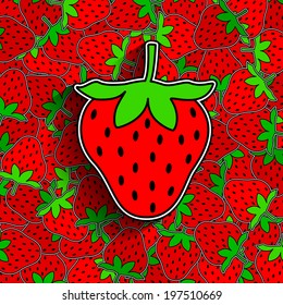 strawberry background