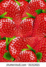 strawberry background