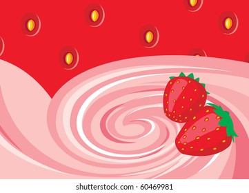 strawberry background