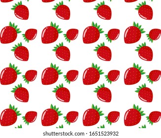 Strawberry background image, seamless pattern