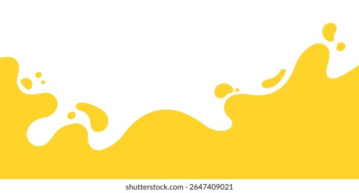 strawberry background of Modern poster, dynamic splashes and drops. Vector illustration in a flat style of minimalism