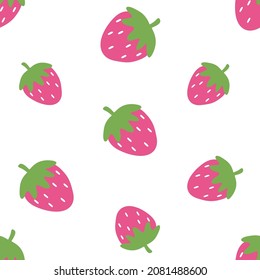 strawberry background pattern For screening on various materials such as bags, handkerchiefs, mobile phone cases, glass, etc.
 