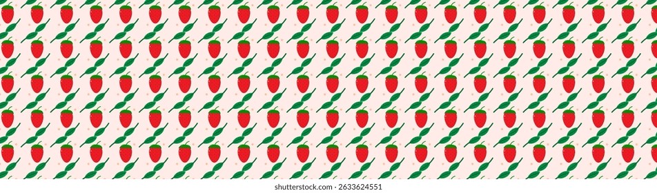 strawberry berry pattern on a light background,