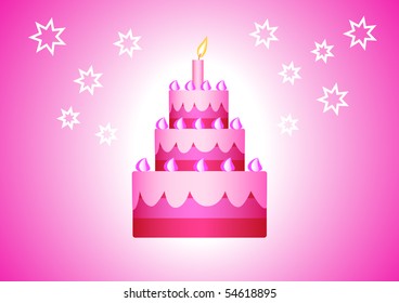 Strawberry cake