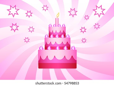 Strawberry cake
