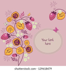 Strawberry card