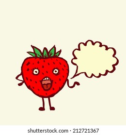 strawberry cartoon
