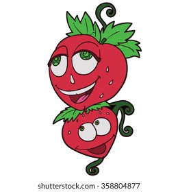strawberry cartoon