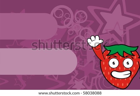 Strawberry Cartoon Wallpaper In Vector Format Strawberry Cartoon Wallpaper In Vector Format