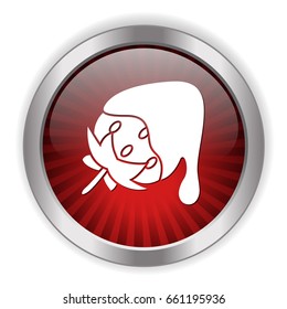 strawberry with chocolate icon