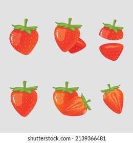 strawberry collection, jelly strawberry collection