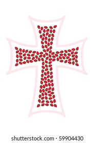 strawberry cross design