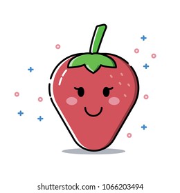 Strawberry Cute Icon