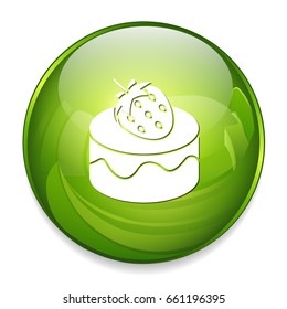 strawberry dessert icon