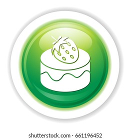 strawberry dessert icon