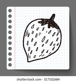 Strawberry doodle