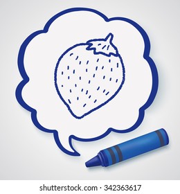 Strawberry doodle
