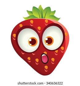 Strawberry Face - Big Eye Dotted Strawberry