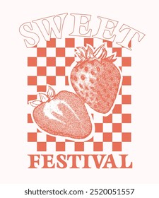 Strawberry Festival 1986 Shirt, A Berry Good Times T-Shirt, Strawberry Lovers Shirt, Retro Strawberry T-Shirt, Trendy Strawberry Tee Shirt, Fruit vintage t-shirt design. fruit print.