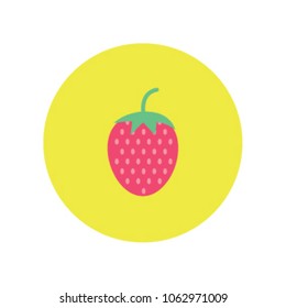 strawberry flat icon