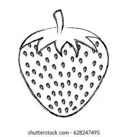 strawberry fresh fruit icon