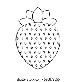strawberry fresh fruit icon