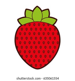 strawberry fresh fruit icon