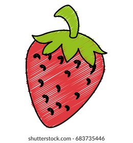 strawberry fresh fruit icon