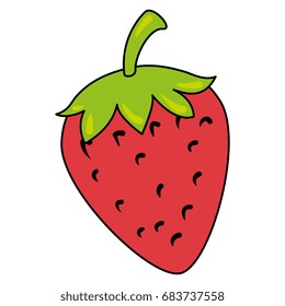 strawberry fresh fruit icon