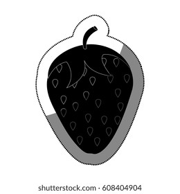 strawberry fresh isolated icon