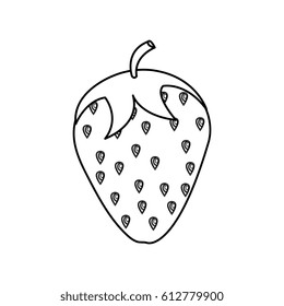 strawberry fresh isolated icon