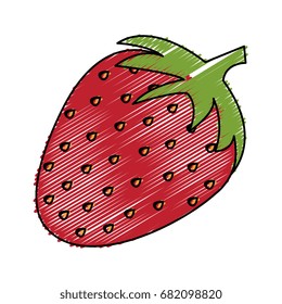 strawberry fresh isolated icon