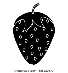 strawberry fresh isolated icon