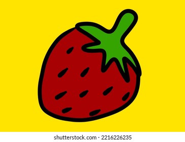 Strawberry Fruit Designs For Clothing Patterns, T-shirts, Stickers, Shoe Prints, Bags, Towels, Book Covers, Banners, Children Animations, Animated Videos.