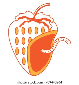 strawberry fruit icon