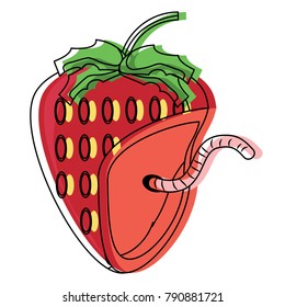 strawberry fruit icon