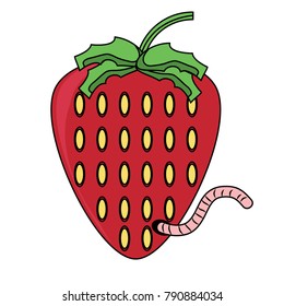 strawberry fruit icon